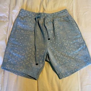 TALENTLESS Paisley Blue Shorts